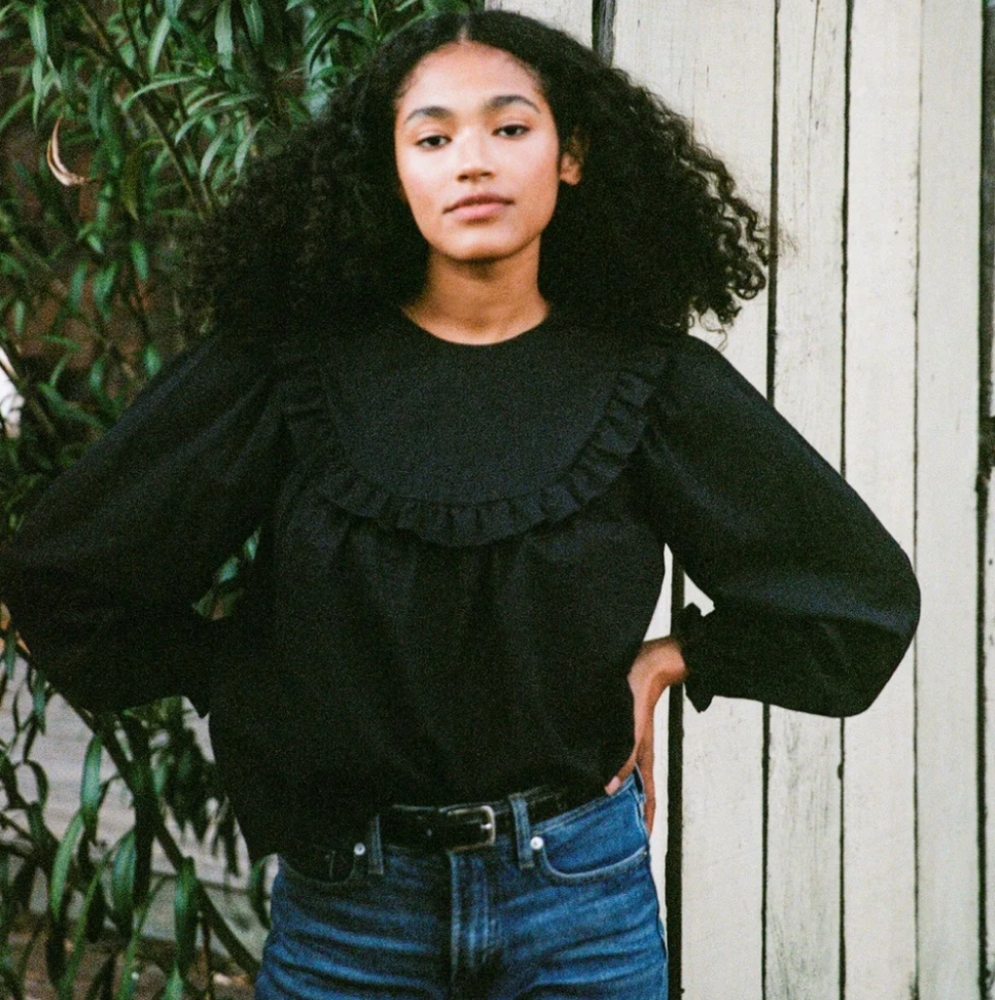 Christy Dawn Black Hannah Blouse